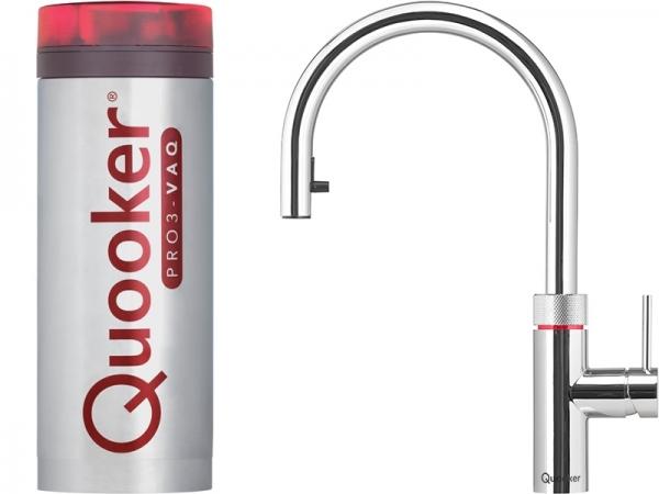 Quooker 3XCHR PRO3 Flex Chrome Boiling Water Tap