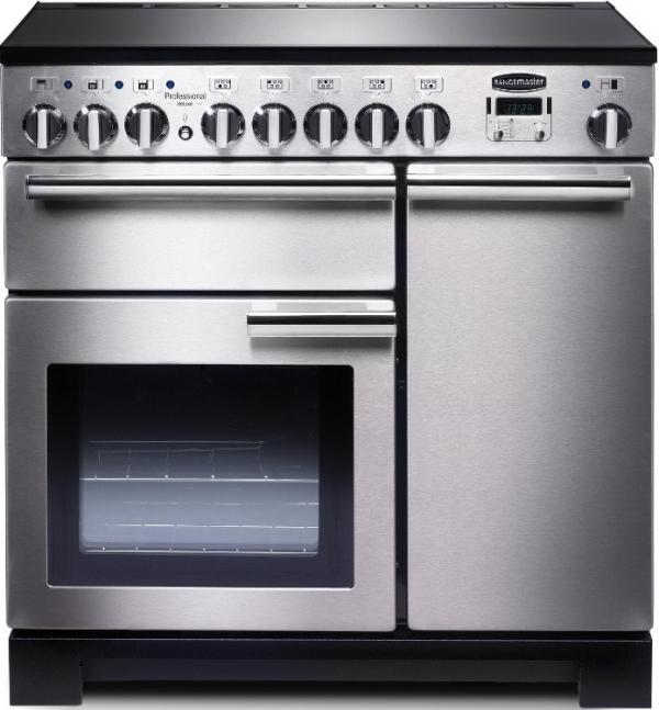 Rangemaster PDL90EISS/C 97860 Professional Deluxe 90cm Stainless Steel Induction Range Cooker