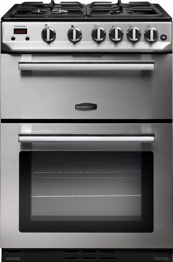 Rangemaster PROP60NGFSS/C 10728 Professional+ 60cm Stainless Steel Natural Gas Cooker
