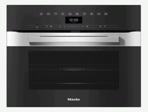 MIELE H 7440 BM / H7440BM Stainless steel Compact microwave
