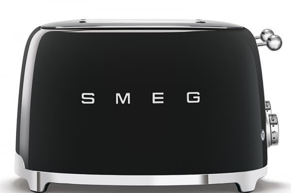 Smeg TSF03BLUK 50's Retro Black 4 Slice Toaster