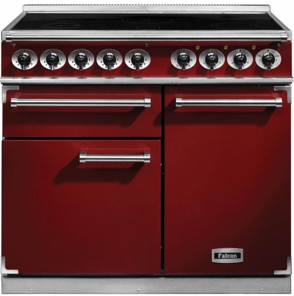 Falcon F1000DXEIRD/N-EU 100140 1000 Deluxe Induction Cherry Red Range Cooker
