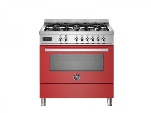 Bertazzoni PRO96L1EROT 6-burner, electric oven 