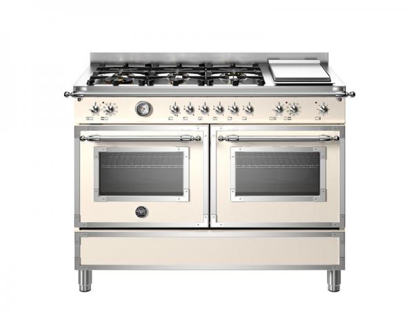 Bertazzoni HER126G2EAVT 6-burner+griddle, electric double oven