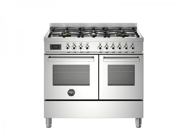 Bertazzoni PRO106L2EXT 6-burner electric triple oven 