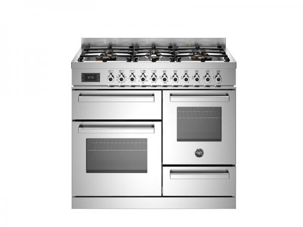 Bertazzoni PRO106L3EXT 6 burner electric triple oven