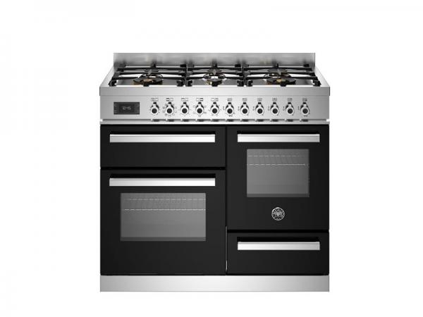Bertazzoni PRO106L3ENET 6- burner electric triple oven 