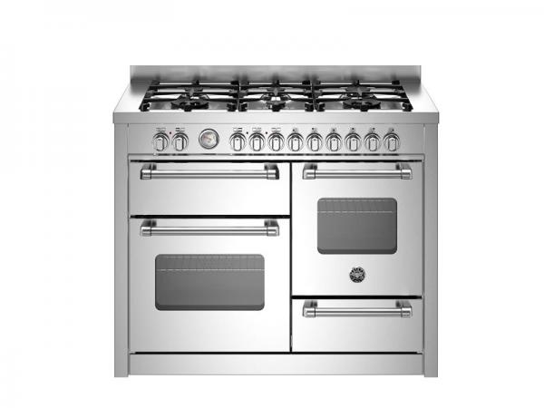 Bertazzoni MAS116L3EXC 6-burner electric triple oven 