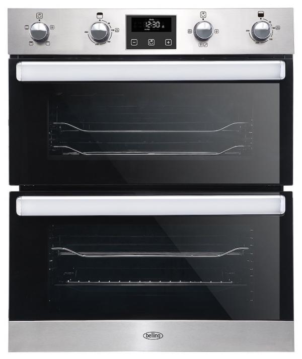 Belling BI702FPCT 444444783 Stainless Steel Built-Under Double Oven