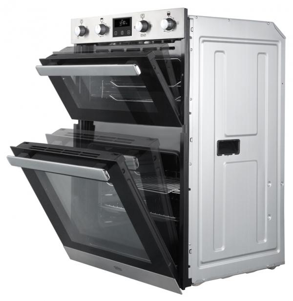 Belling BI902FP 444444785 Stainless Steel Built-In Double Oven
