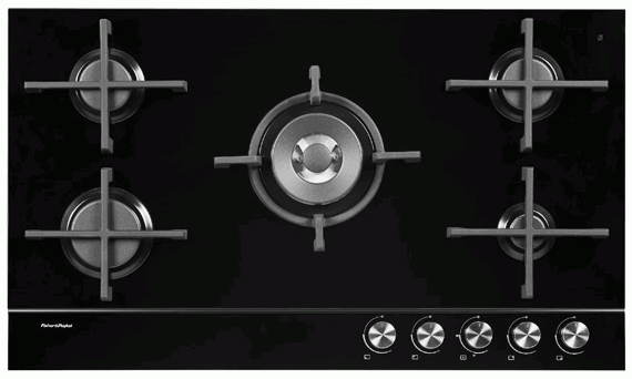 Fisher & Paykel CG905DNGGB1 90cm Gas on Glass Hob