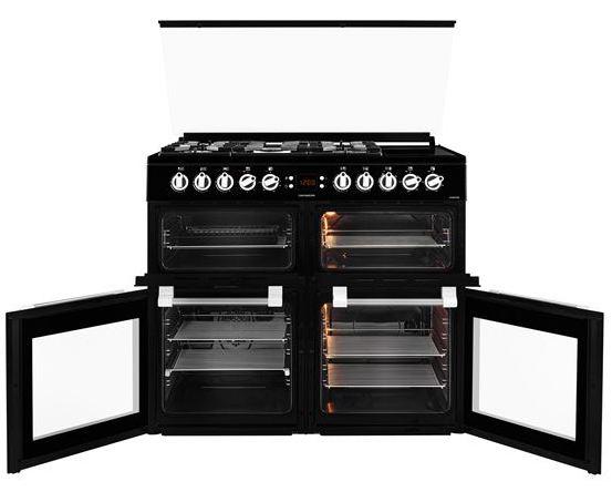 Leisure CC100F521K Black Chefmaster 100cm Dual Fuel Range Cooker