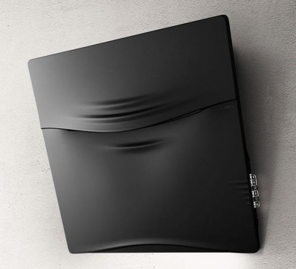 Elica CONCETTO-BLK 75cm Angled Chimney Hood