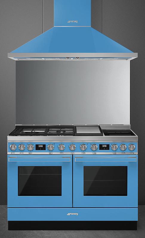 Smeg CPF120IGMPT Portofino 120cm Turquoise Dual Fuel Range Cooker