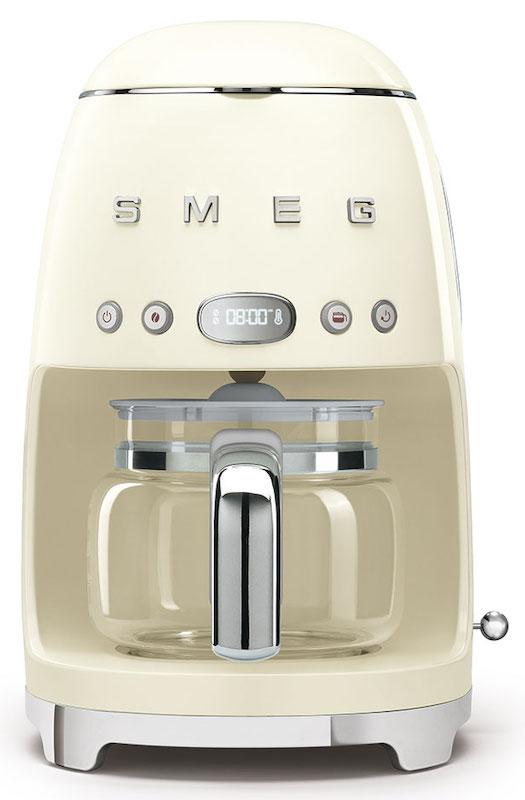 Smeg DCF02CRUK Retro 50's Cream Drip Filter Coffee Machine