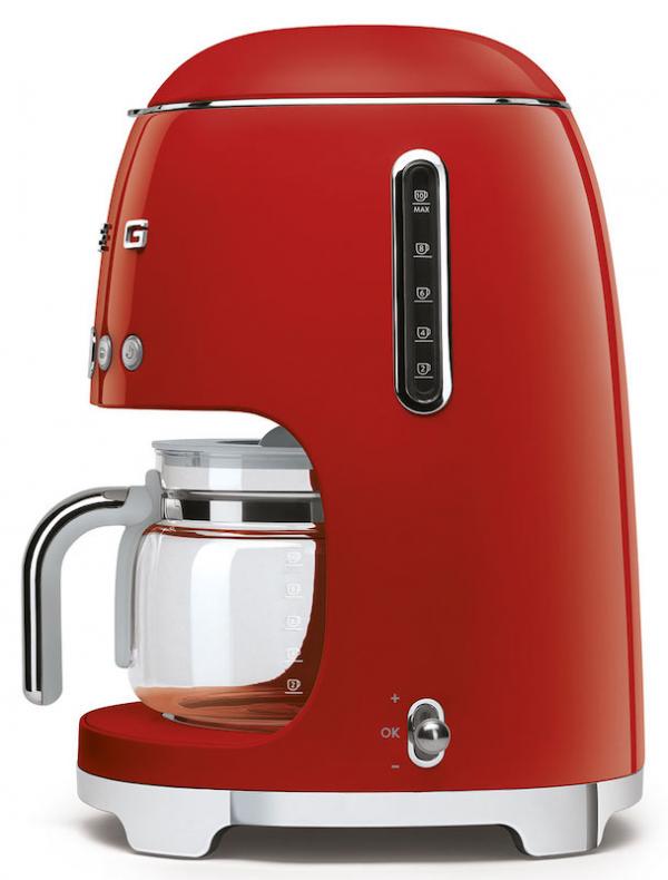 Smeg DCF02RDUK Retro 50's Red Drip Filter Coffee Machine