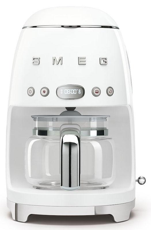Smeg DCF02WHUK Retro 50's White Drip Filter Coffee Machine
