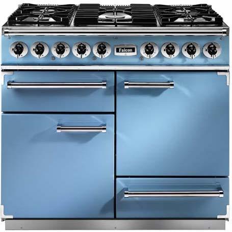 Falcon F1092DXDFCA/NM 80610 1092 Deluxe Dual Fuel China Blue Range Cooker