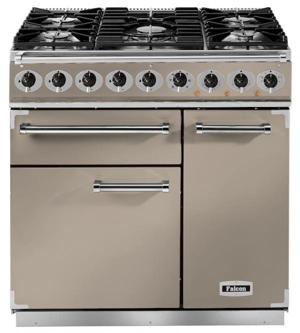 Falcon F900DXDFFN 115300 Deluxe 90cm Fawn Dual Fuel Range Cooker