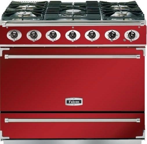 Falcon F900SDFRD/NM-EU 87360 900 Deluxe Cherry Red Dual Fuel Range Cooker