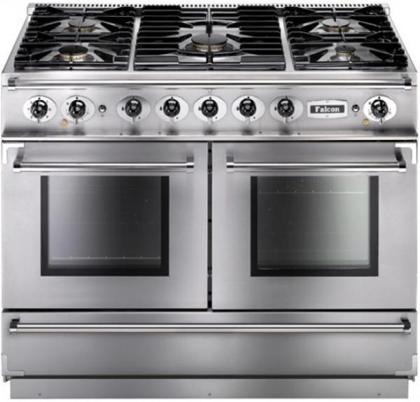 Falcon FCON1092DFSS/CM-EU 79510 1092 Deluxe Continental Stainless Steel Dual Fuel Range Cooker