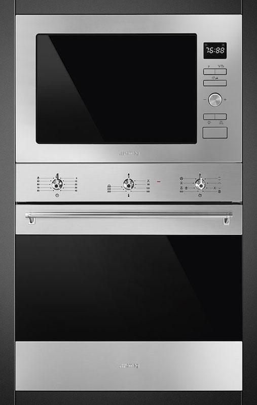 Smeg FMI425X 60cm Cucina Microwave Oven with Grill