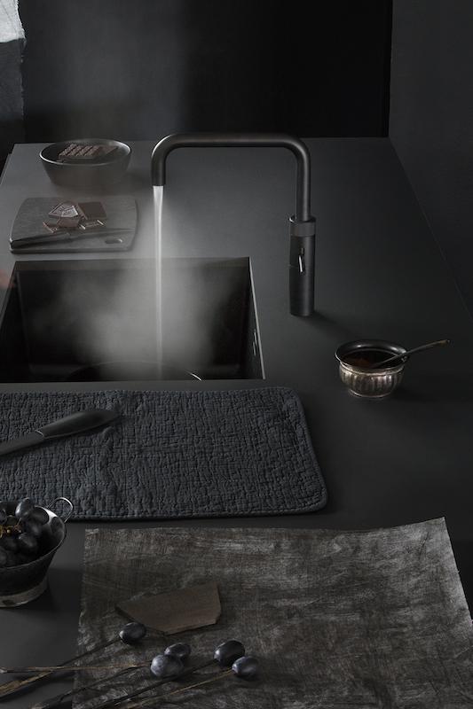 Quooker 3FSBLK PRO3 Fusion Square Black Boiling Water Tap