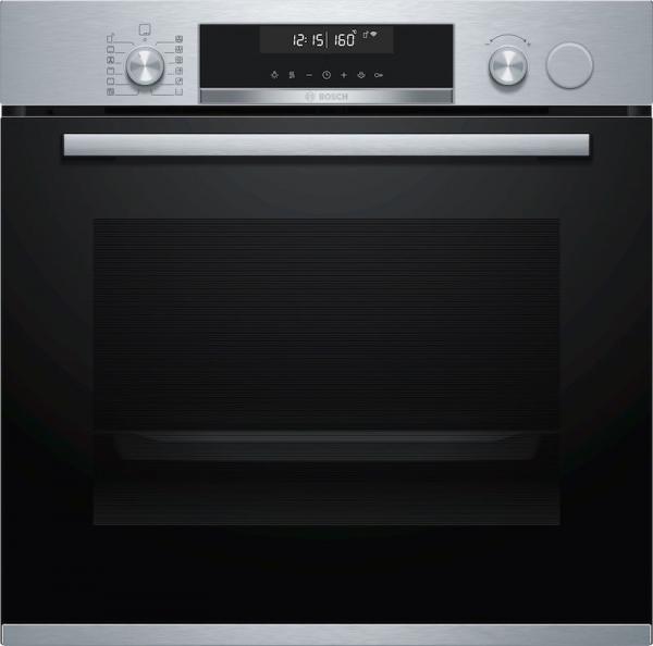 Bosch HRS538BS6B HomeConnect Single Oven With Added Steam