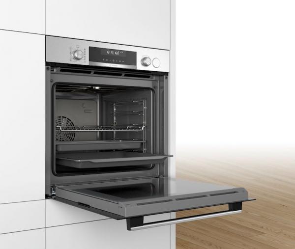 Bosch HRS538BS6B HomeConnect Single Oven With Added Steam