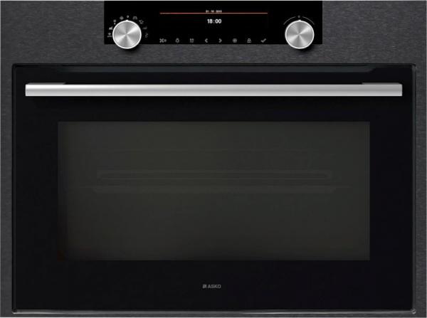 Asko OCM8487B Black Combi Microwave Oven 