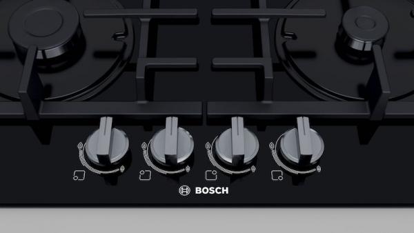 Bosch PNP6B6B90 60cm Black Gas Hob