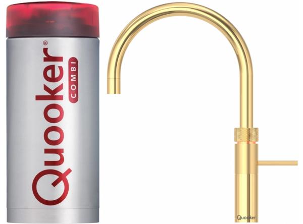 Quooker 2.2FRGLD COMBI Fusion Round Gold Boiling Water Tap