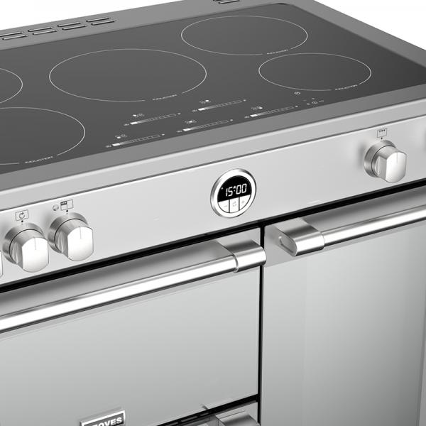 Stoves 444444488 S900EI Sterling 90cm Stainless Steel Induction Range Cooker