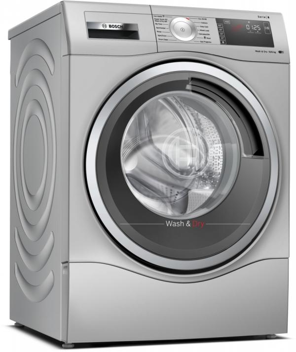 Bosch WDU8H549GB 10/6 Stainless Steel Washer Dryer