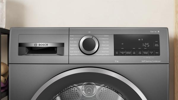 Bosch WQG245R9GB Graphite Heat Pump Tumble Dryer