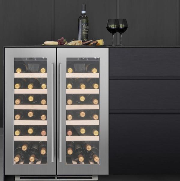 Caple Wi6232 60cm Undercounter Dual Zone Wine Cabinet