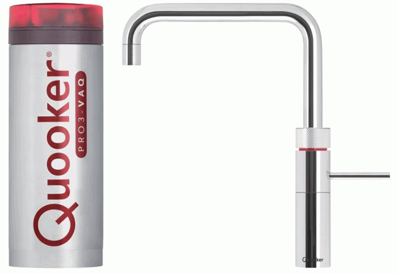 Blootstellen Oorlogsschip nevel Quooker 3FSCHR PRO3 Fusion Square Polished Chrome Boiling Water Tap |  Whitakers of Shipley