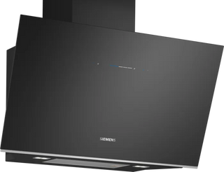 Siemens LC91KLT60B  Wall-mounted cooker hood 90 cm clear glass black printed, Black