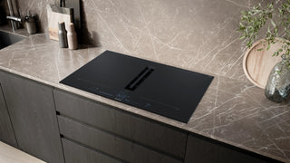 Siemens EX87BNX68E Matt Black Induction Hob with Vented Extraction