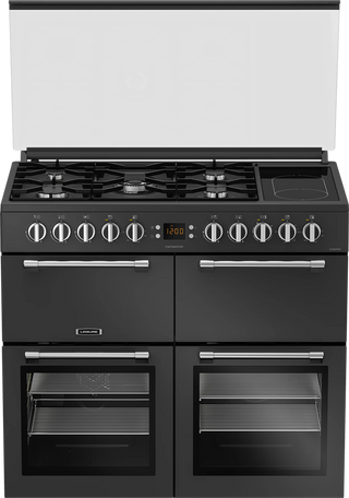 Leisure CC100F521 100cm Dual Fuel Range Cooker with Glass Top Lid