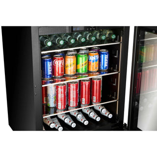 Cella WBV46D-Black Wine & Beverage Combination