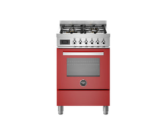 Bertazzoni Professional 60cm Cooker Single Oven Dual Fuel