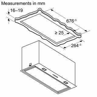 Neff D75NAC1S0B 70cm Canopy Hood