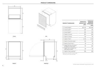Fisher & Paykel DW60U4HI2 Standard Height Fully Integrated Dishwasher