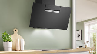 Bosch DWK87FN60B 80cm Angled Glass Chimney Hood