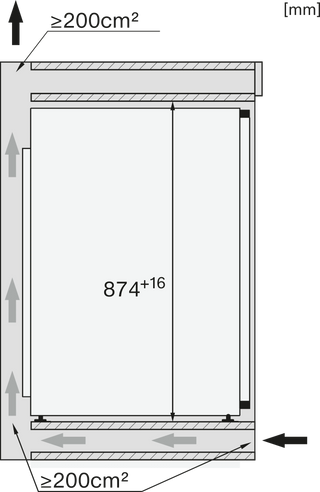 Miele FNS 7140 C Built In Freezer