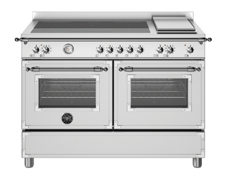 Bertazzoni Heritage 120cm Range Cooker Twin Oven with Griddle Induction