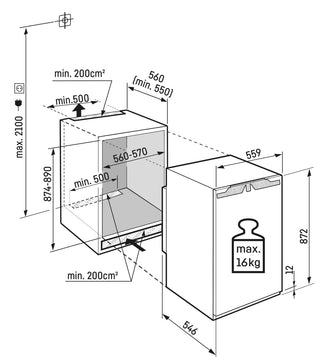 Liebherr IRc3920 Built-In 88cm Larder Fridge