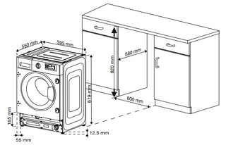 Blomberg LWI284421 Integrated Washing Machine