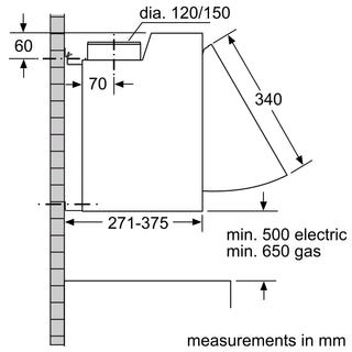 Bosch DEM66AC00B Integrated Pull out Hood